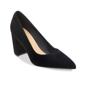 Marc Fisher Caitlin Pump Black Suede size 7 brand new